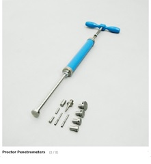 Nadelset für Proctor Penetrometer.