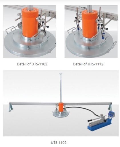 100 kN (22500 lbf) digitales Plattenlade-Testset.