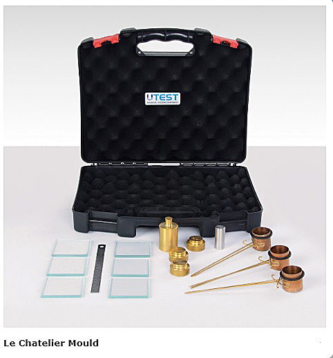 Die Le Chatelier-Form besteht aus einem Innendurchmesser von 30 mm.