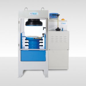 3000 kN EN 12390-4 und EN 772-1 Druckprüfrahmen für Mauerwerkseinheiten, Würfel und Zylinder.