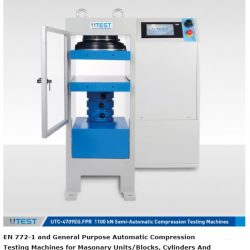 600 kN automatische Druckprüfmaschine 110–120 V, 60 Hz, 1 Ph.