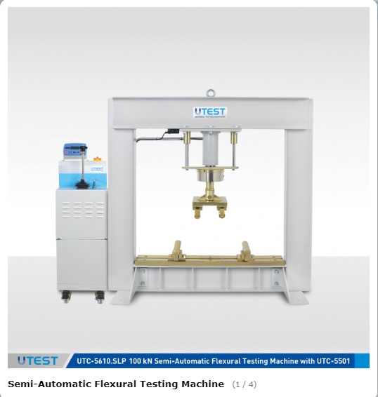 100 kN (halbautomatische) Biegeprüfmaschine. Rechteckiger Typ, 220–240 V, 50–60 Hz, 1 Ph.