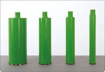 Bohrkrone für Asphaltproben, Diamantbohrkrone, Ø75 mm (Innendurchmesser), 320 mm Länge.