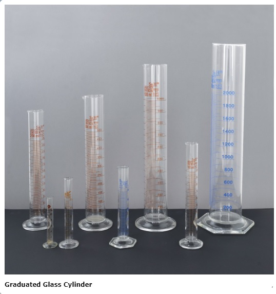 Graduierter Glaszylinder 10 ml.