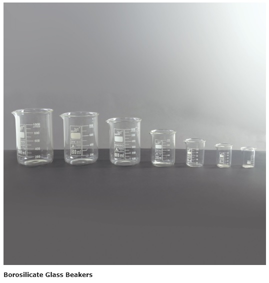 Borosilikatglasbecher 25 ml.